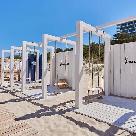 公寓 Wave Prestige Sea View - Spa&pools 米兹多洛杰